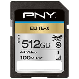 PNY Elite-X SDXC minneskort 512 GB