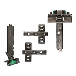 Epoq Tiomos mjukstängande gångjärn 110 2-pack (mörk aluminium)
