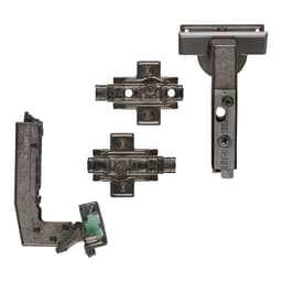 Epoq Tiomos SoftClose-hengsler 110 90A, 2 stk. (mørk aluminium)