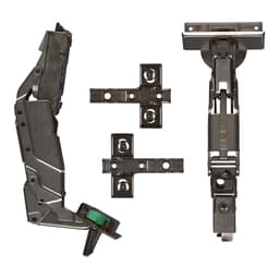 Epoq Tiomos SoftClose-hengsler 155 grader, 2 stk. (dark aluminium)