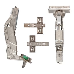 Epoq Tiomos softclose gångjärn 155 graders 2st (silver)