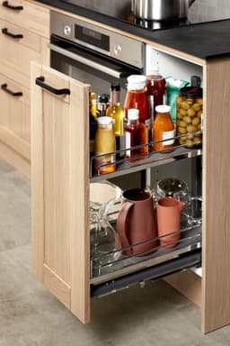 Epoq Dispensa Junior Classic 30 uttrekkbar oppbevaring (krom)