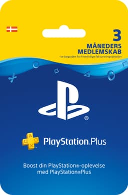 PlayStation Plus abonnement - 3 måneder