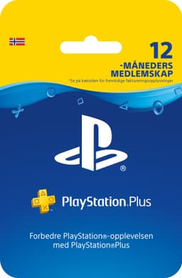 PlayStation Plus abonnement: 12 måneder