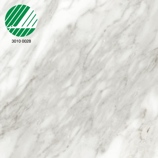 Epoq benkeplate i laminat 258x61 (hvit marmor)