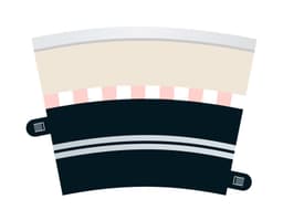 Scalextric C7017 - Radius 3 curve singlelane 4pcs