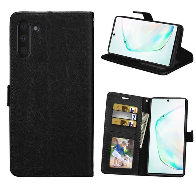 3-kort Mobilplånbok Samsung Galaxy Note 10 (SM-N970F)  - Svart