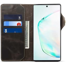 Lommebokdeksel 3-kort ekte lær Samsung Galaxy Note 10 Plus (SM-N975F)