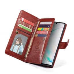 Dobbelflip magnet 2i1 Samsung Galaxy Note 10 (SM-N970F)  - brun