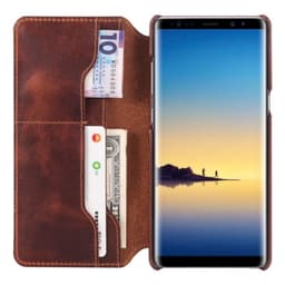 Lommebok slim ekte lær Samsung Galaxy Note 8 (SM-N950F)  - brun