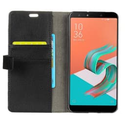 Lompakkokotelo 2-kortti Asus Zenfone 5 Lite (ZC600KL)  - musta