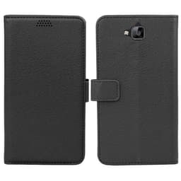 Lompakkokotelo 2-kortti Huawei Y6 Pro (TIT-L01)  - musta