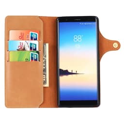 Retro Wallet Samsung Galaxy Note 8 (SM-N950F)  - Lysebrun