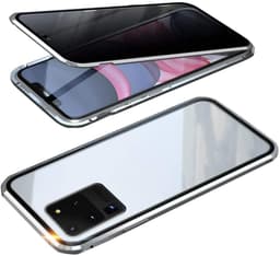 Kannettava kansi, kaksipuolinen karkaistu lasi - Samsung S20 Ultra - hopea