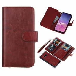 Dubbelflip Magnet 2i1 Samsung Galaxy S10E (SM-G970F)  - Brun