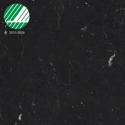 Epoq benkeplate i laminat 258x61 (black marmor)