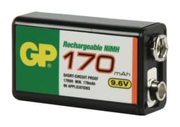 Oppladbart NiMH Batteri E-Block 9.6 V Industrial 170 mAh 1-Plastpose