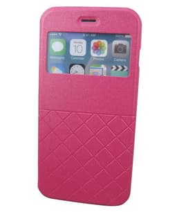 Smart flip-case för iPhone 6 Plus, Square (Cerise)