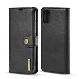 DG.MING Samsung Galaxy A51 Split Läder Plånboksfodral - Svart