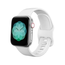 Apple Watch rannekoru 38/40 silikoni - valkoinen
