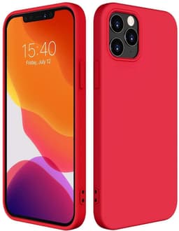 Iskunkestävä suojakuori iPhone 12 Pro Max Red -puhelimelle