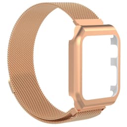 Apple Watch 1/2/3 armbånd med visningsramme Milanese loop 38 mm - Rosegull