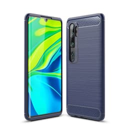 Stöttåligt Armor Carbon TPU-skal Xiaomi Mi Note 10 / Note 10 Pro - Blå