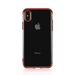 Design TPU-skal Electro Plating till iPhone Xs Max - fler färger - Röd