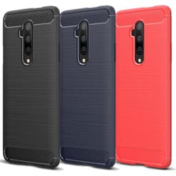 Stöttåligt Armor Carbon TPU-skal Oneplus 7T Pro - Svart