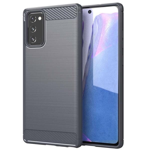 Stöttåligt Armor Carbon TPU-skal Samsung Note 20 - Grå