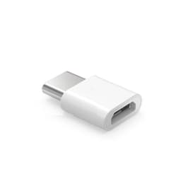 USB-C - mikro-USB-sovitin - valkoinen