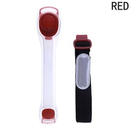 LED-lampa med rem - handsfree - Röd