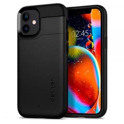 Spigen iPhone 12/iPhone 12 Pro Deksel Slim Armor CS Svart