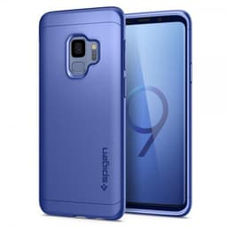 Spigen Ultra Thin 360 Suojakuori med Näytönsuoja till Samsung Galaxy S9 Coral Blue