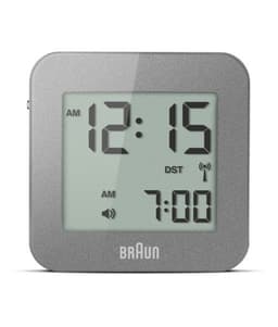 Braun digitalt radio kontrolleret rejse vækkeur bnc008gyrc