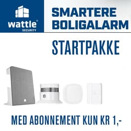Wattle Security Boligalarm Startpakke
