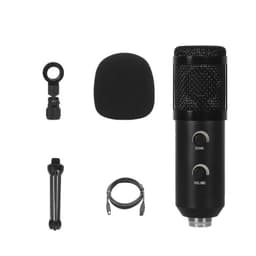 BM-838 Kondensatormikrofon Stor-membran USB Sort