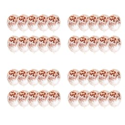 Konfettiballonger latex rosaguld 40-pack