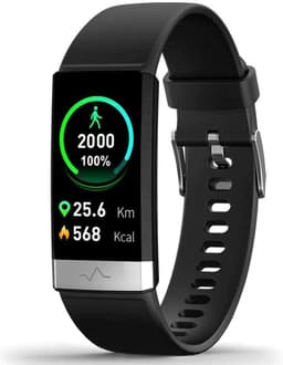 Aktiivisuusranneke, Bluetooth ja sykemittari, musta