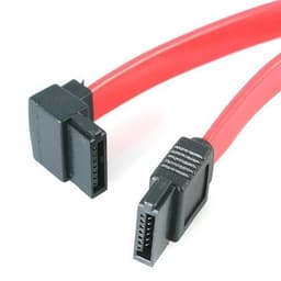 StarTech.com SATA12LA1, 0,3048 m, Hane/Hane, Röd, 10 g, 128 mm, 0,7 mm