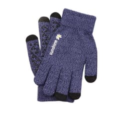 Fingervantar med touch och antislip Marinblå (L)
