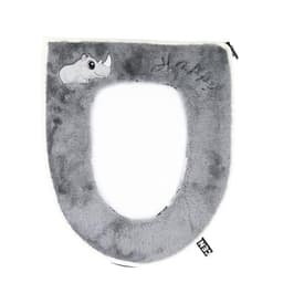 Toilet sædebetræk Velvet Grey