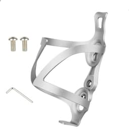 Flaskeholder til cykel aluminium Sølv
