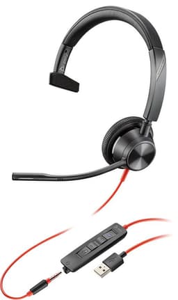 Poly BlackWire BW3315-M USB-A monoheadset