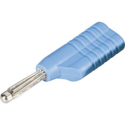 Schnepp S 4041 S Bananstik Stik, lige Stift-diameter: 4 mm Blå 1 stk