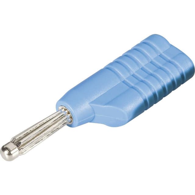 Schnepp S 4041 S Bananstik Stik, lige Stift-diameter: 4 mm Blå 1 stk