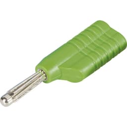 Schnepp S 4041 S Bananstik Stik, lige Stift-diameter: 4 mm Grøn 1 stk