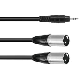 Omnitronic 30225157 XLR Adapterkabel [1x Teleplugg 3.5