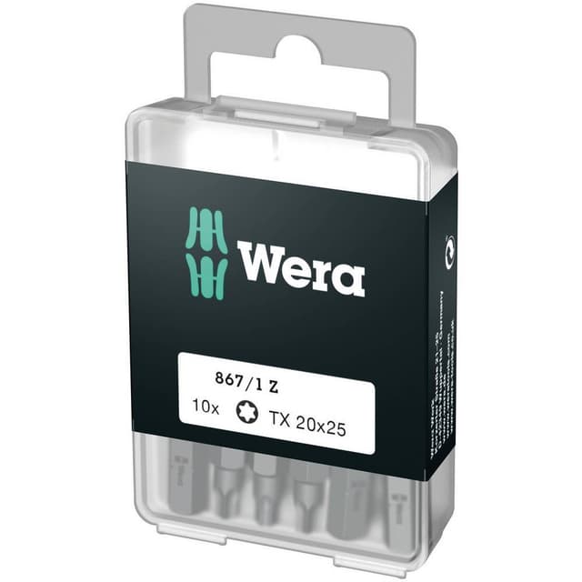 Wera 867/1 Z DIY SiS Torx-Bit T 10 Verktygsstål