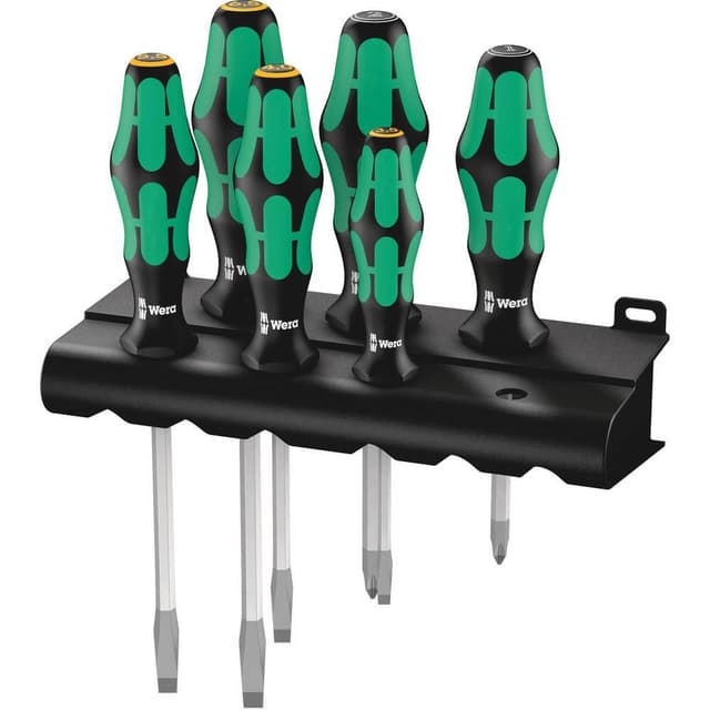 Verkstad Skruvmejsel set 6 delar Wera 334/355 SK/6